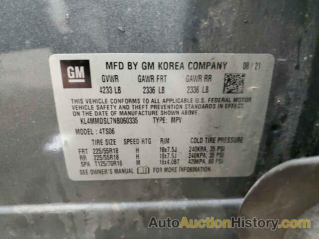 BUICK ENCORE SELECT, KL4MMDSL7NB060335