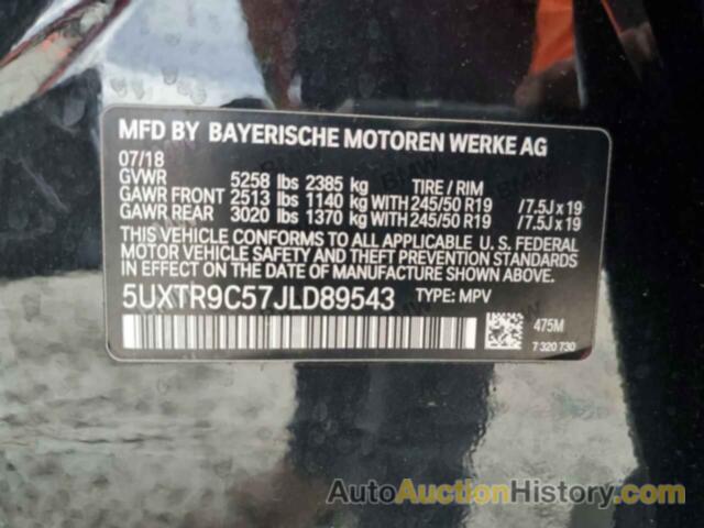 BMW X3 XDRIVE30I, 5UXTR9C57JLD89543