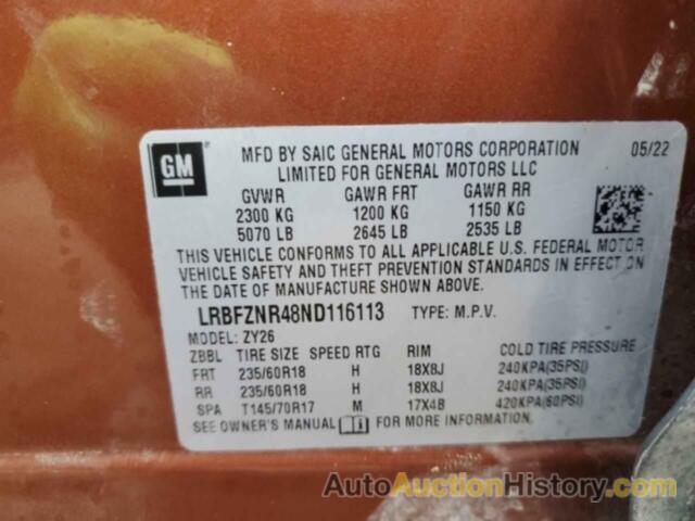 BUICK ENVISION ESSENCE, LRBFZNR48ND116113