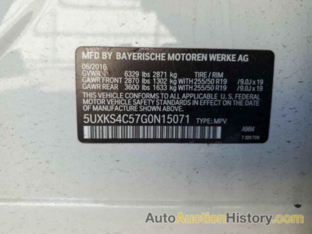 BMW X5 XDRIVE35D, 5UXKS4C57G0N15071