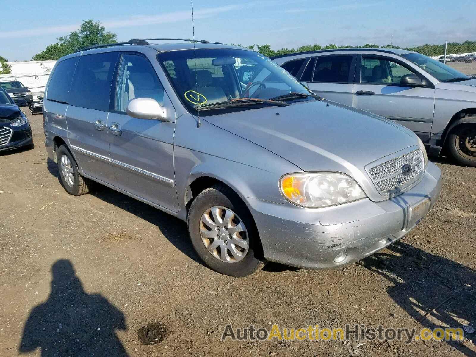 2005 KIA SEDONA EX EX, KNDUP132256733476