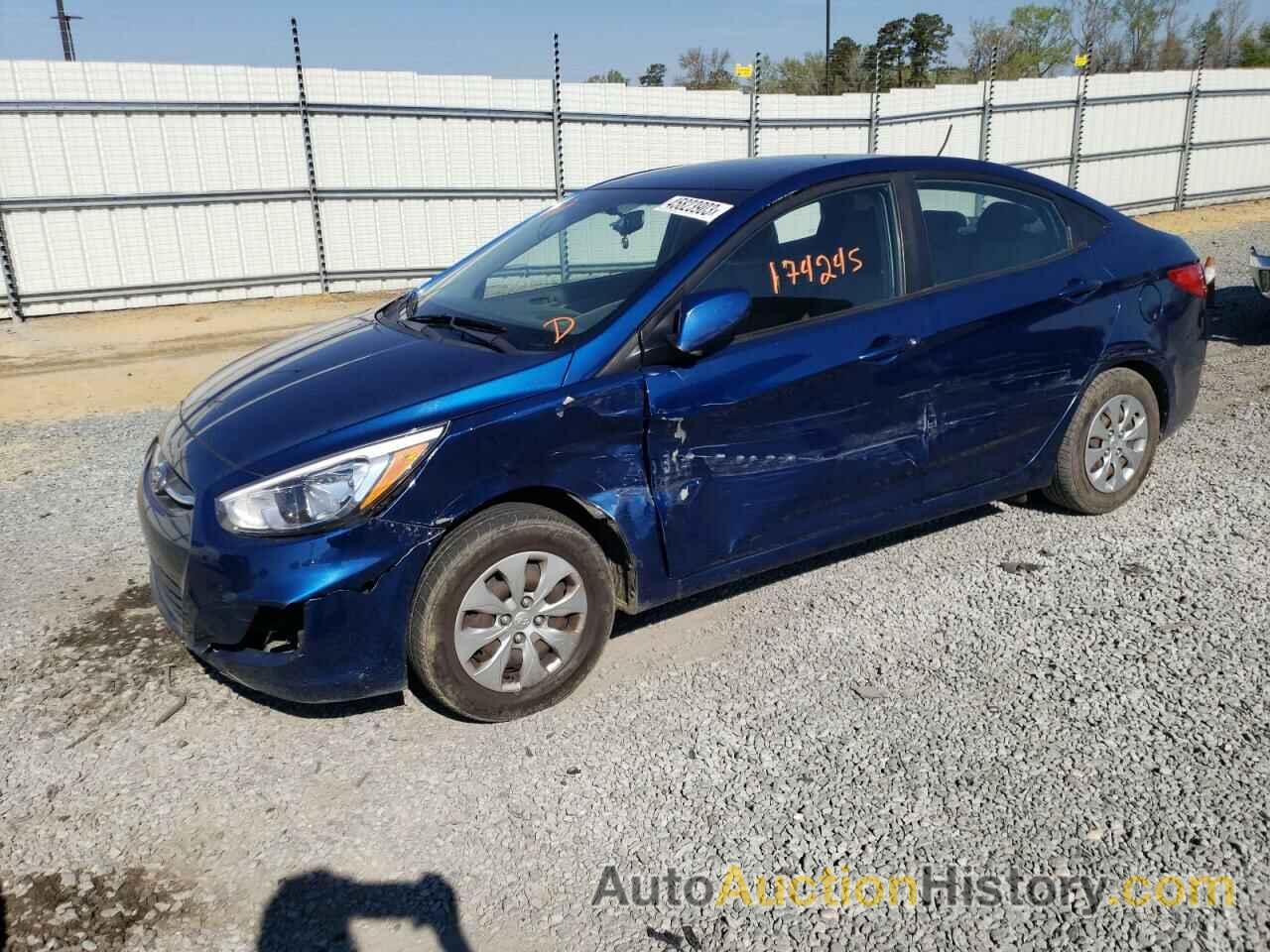 2017 HYUNDAI ACCENT SE, KMHCT4AE0HU206666