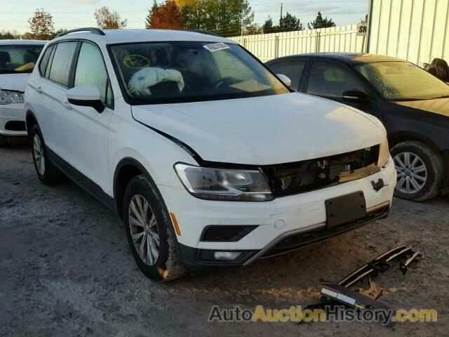 2018 VOLKSWAGEN TIGUAN S, 3VV0B7AX0JM045437