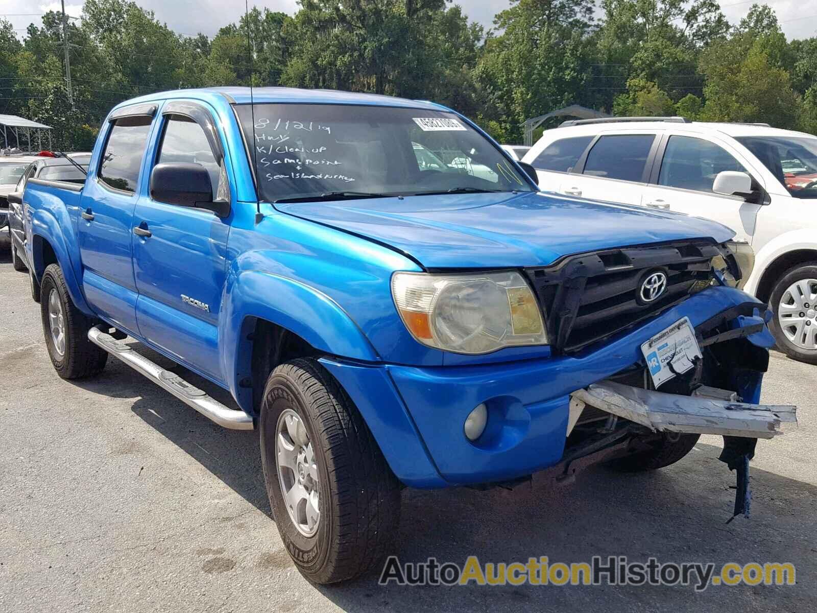 2007 TOYOTA TACOMA DOUBLE CAB PRERUNNER, 5TEJU62N17Z381534