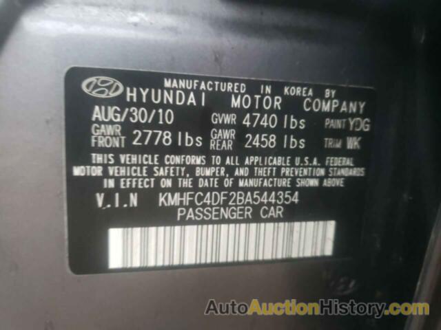 HYUNDAI AZERA GLS, KMHFC4DF2BA544354