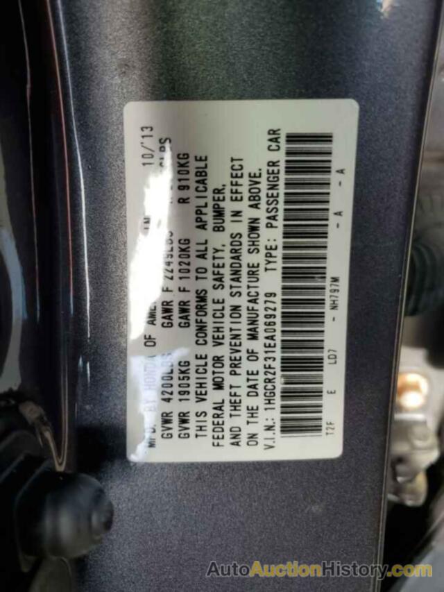 HONDA ACCORD LX, 1HGCR2F31EA069279