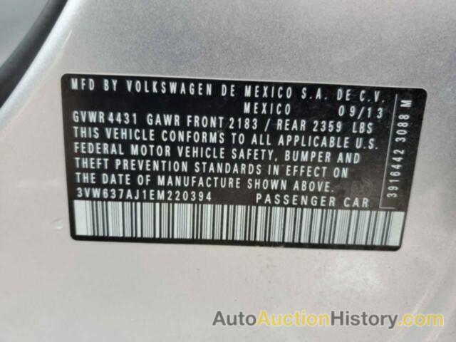 VOLKSWAGEN JETTA HYBRID, 3VW637AJ1EM220394