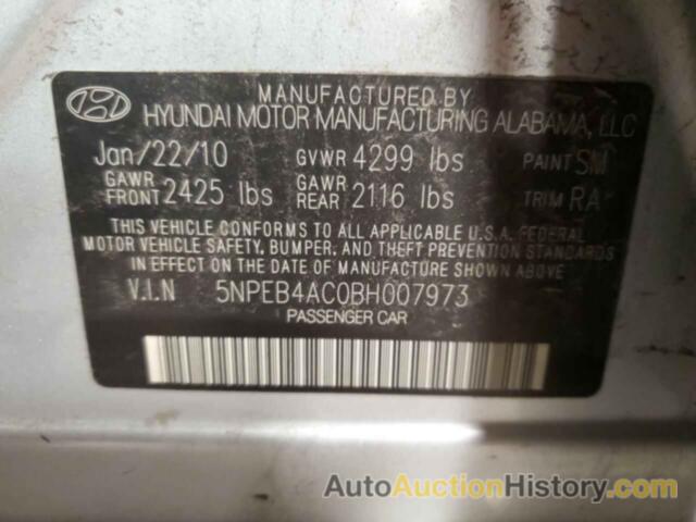 HYUNDAI SONATA GLS, 5NPEB4AC0BH007973