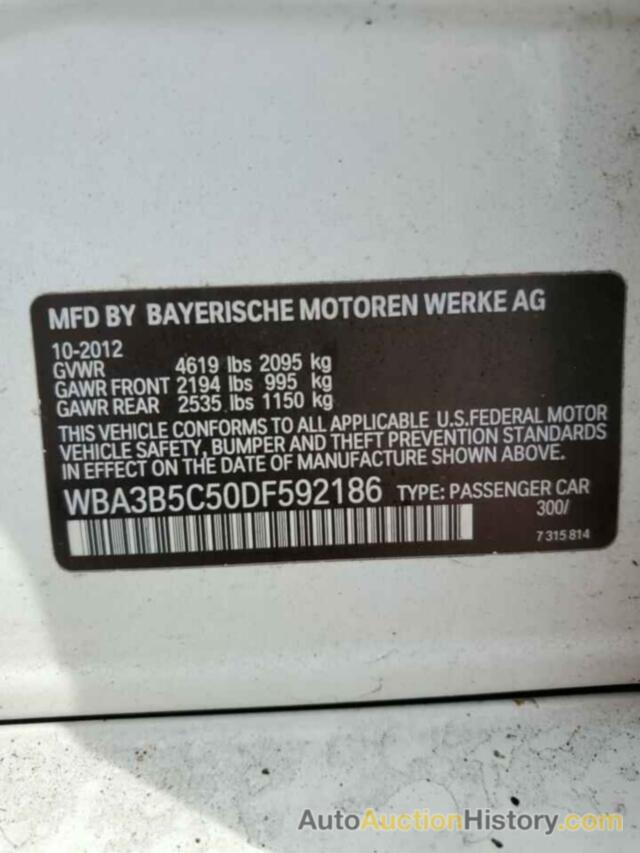 BMW 3 SERIES XI SULEV, WBA3B5C50DF592186