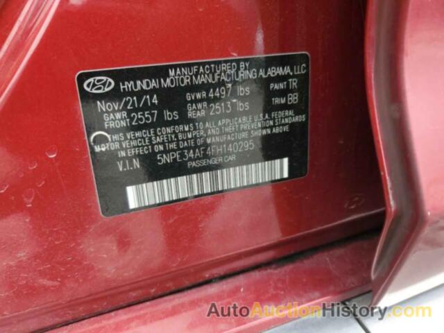 HYUNDAI SONATA SPORT, 5NPE34AF4FH140295