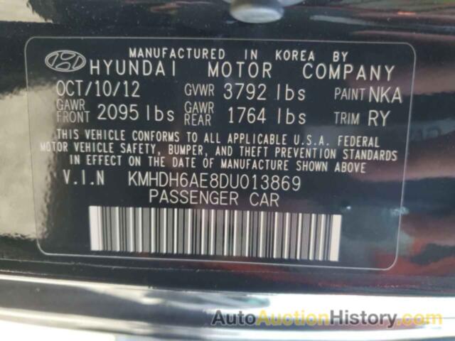 HYUNDAI ELANTRA GS, KMHDH6AE8DU013869