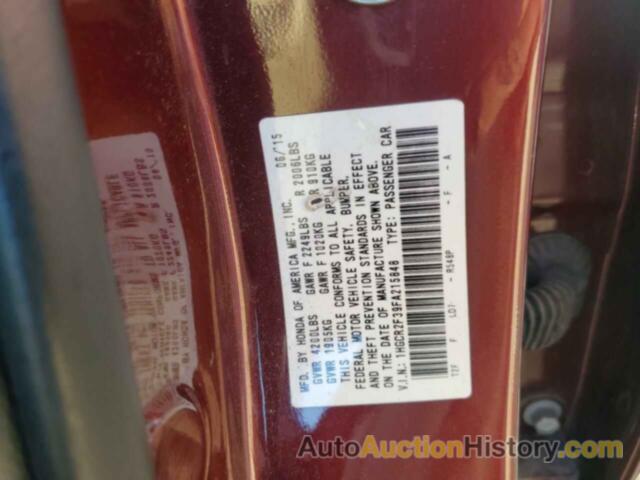 HONDA ACCORD LX, 1HGCR2F39FA215848