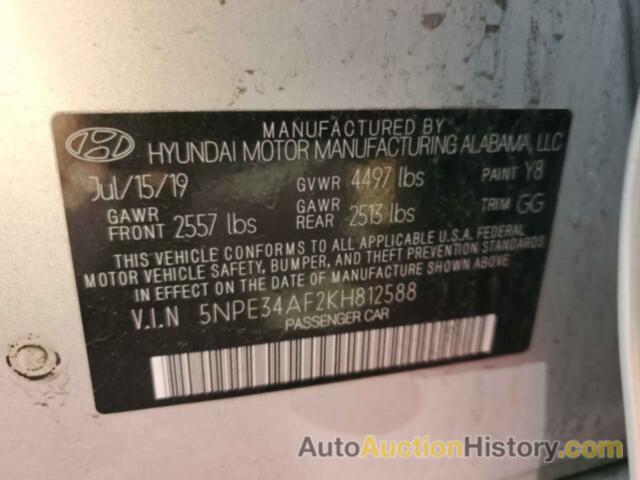 HYUNDAI SONATA LIMITED, 5NPE34AF2KH812588