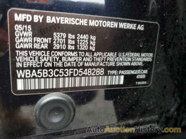 BMW 5 SERIES XI, WBA5B3C53FD548288