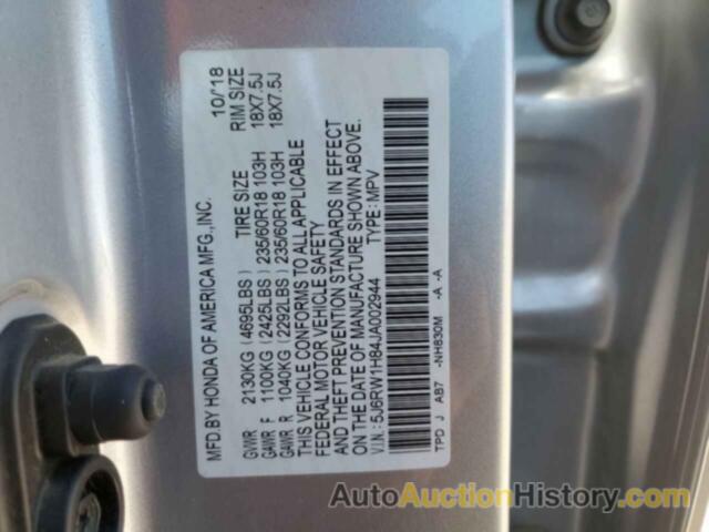 HONDA CRV EXL, 5J6RW1H84JA002944