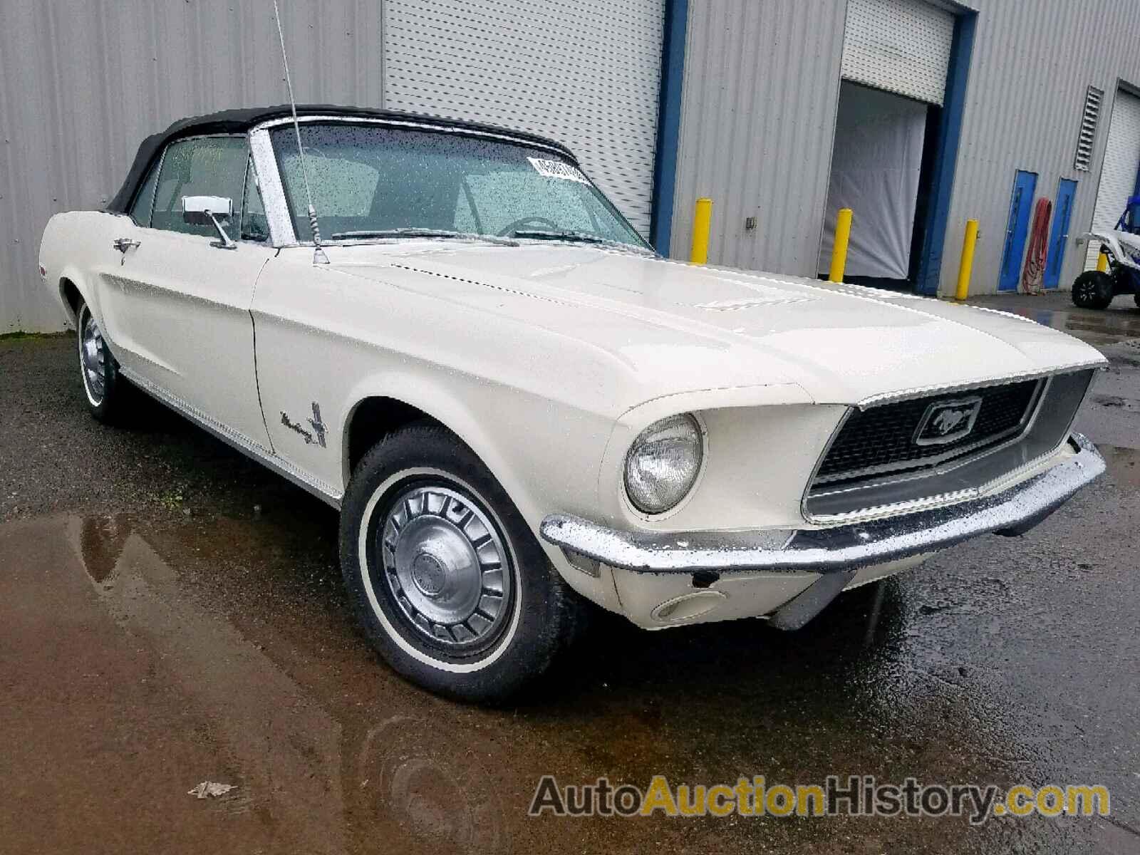 1968 FORD MUSTANG, 8T03C113849