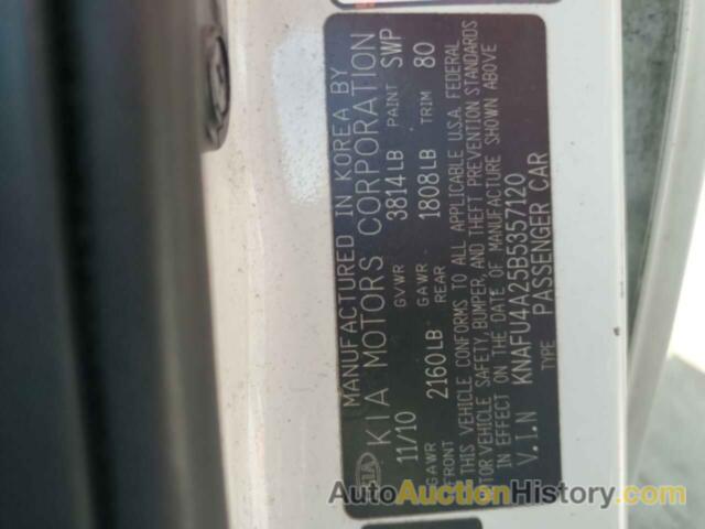 KIA FORTE EX, KNAFU4A25B5357120