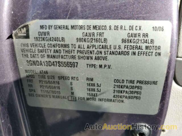 CHEVROLET HHR LS, 3GNDA13D47S556597