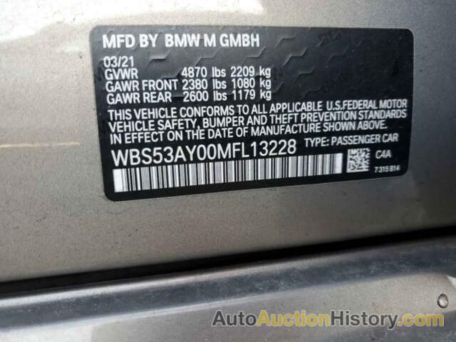 BMW M3, WBS53AY00MFL13228