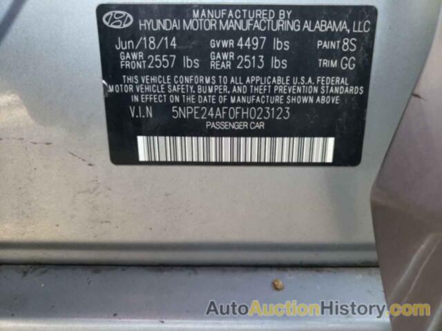 HYUNDAI SONATA SE, 5NPE24AF0FH023123