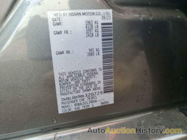 NISSAN ALTIMA S, 1N4BL4BV9RN320729