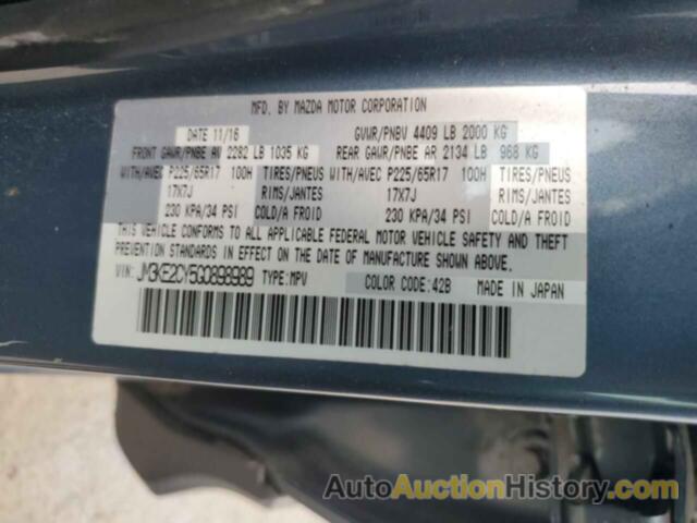 MAZDA CX-5 TOURING, JM3KE2CY5G0898989