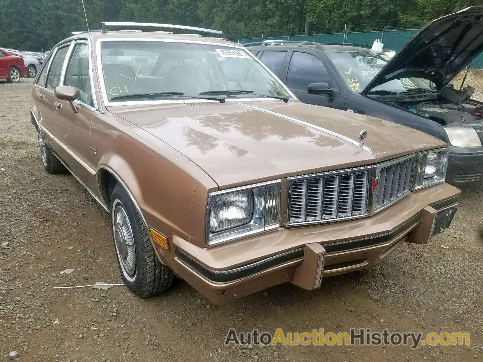 1981 PONTIAC PHOENIX, 1G2AY6854B6105662