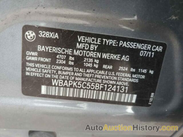 BMW 3 SERIES XI SULEV, WBAPK5C55BF124131