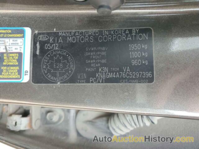 KIA OPTIMA LX, KNAGM4A76C5297396