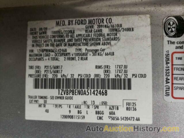 FORD ALL Models, 1ZVBP8EN0A5142468