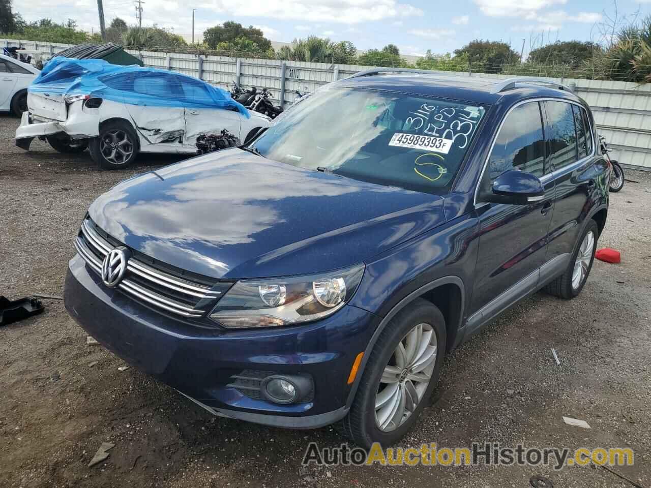 2012 VOLKSWAGEN TIGUAN S, WVGAV7AX5CW593314