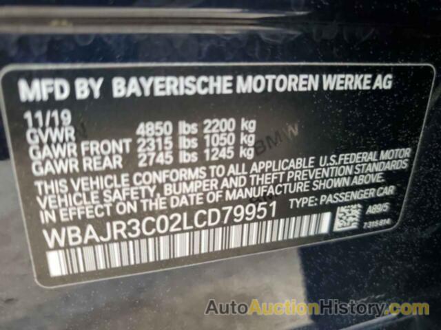 BMW 5 SERIES I, WBAJR3C02LCD79951