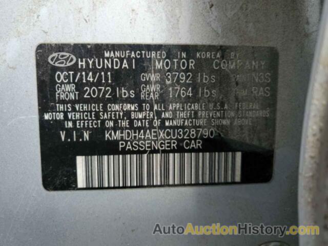 HYUNDAI ELANTRA GLS, KMHDH4AEXCU328790