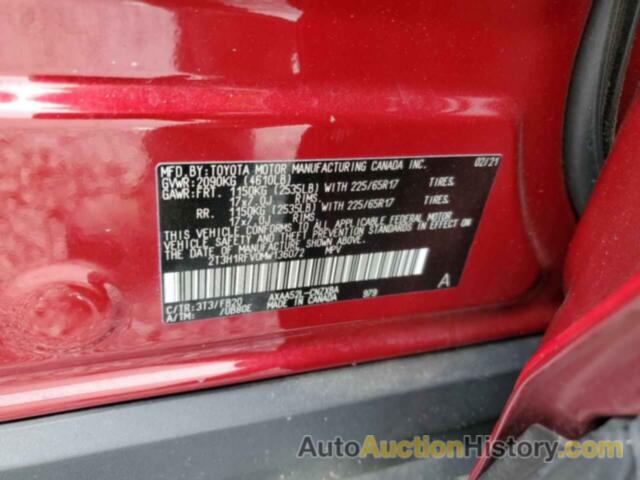 TOYOTA RAV4 LE, 2T3H1RFV0MW136072