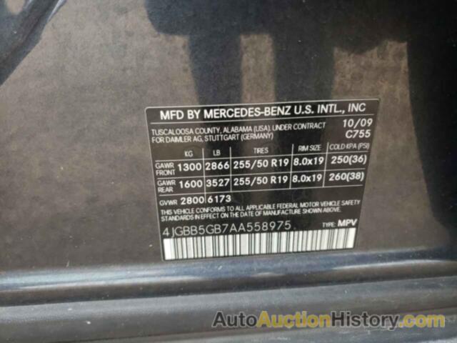 MERCEDES-BENZ M-CLASS 350, 4JGBB5GB7AA558975