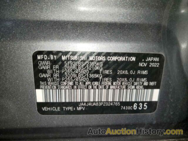 MITSUBISHI OUTLANDER SE, JA4J4UA83PZ024765