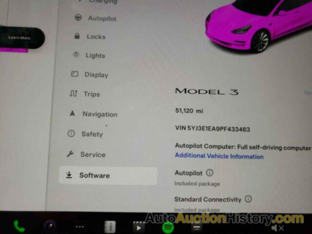 TESLA MODEL 3, 5YJ3E1EA9PF433463