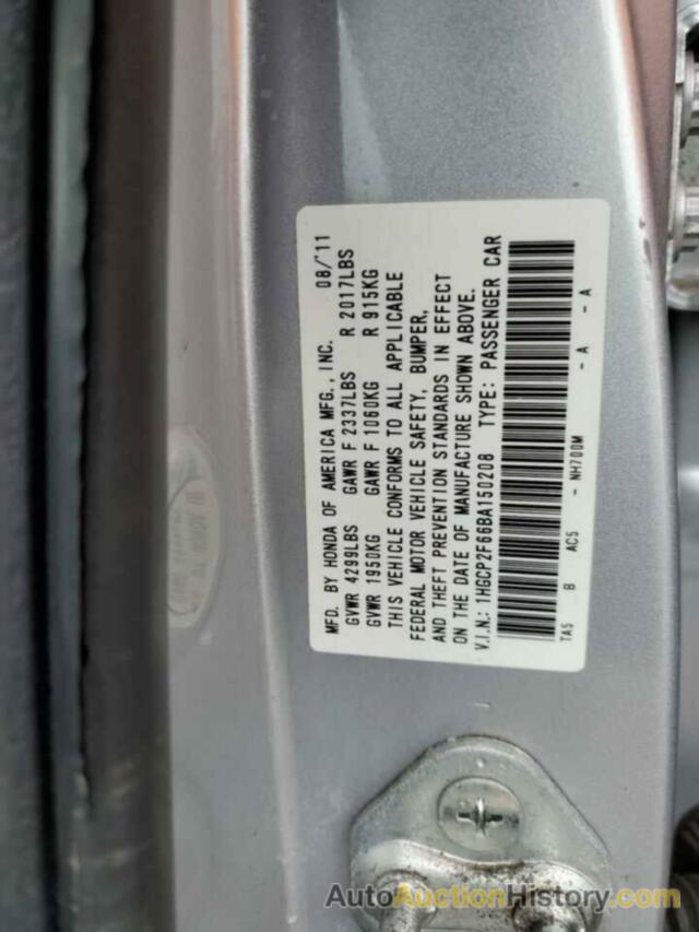 HONDA ACCORD SE, 1HGCP2F66BA150208