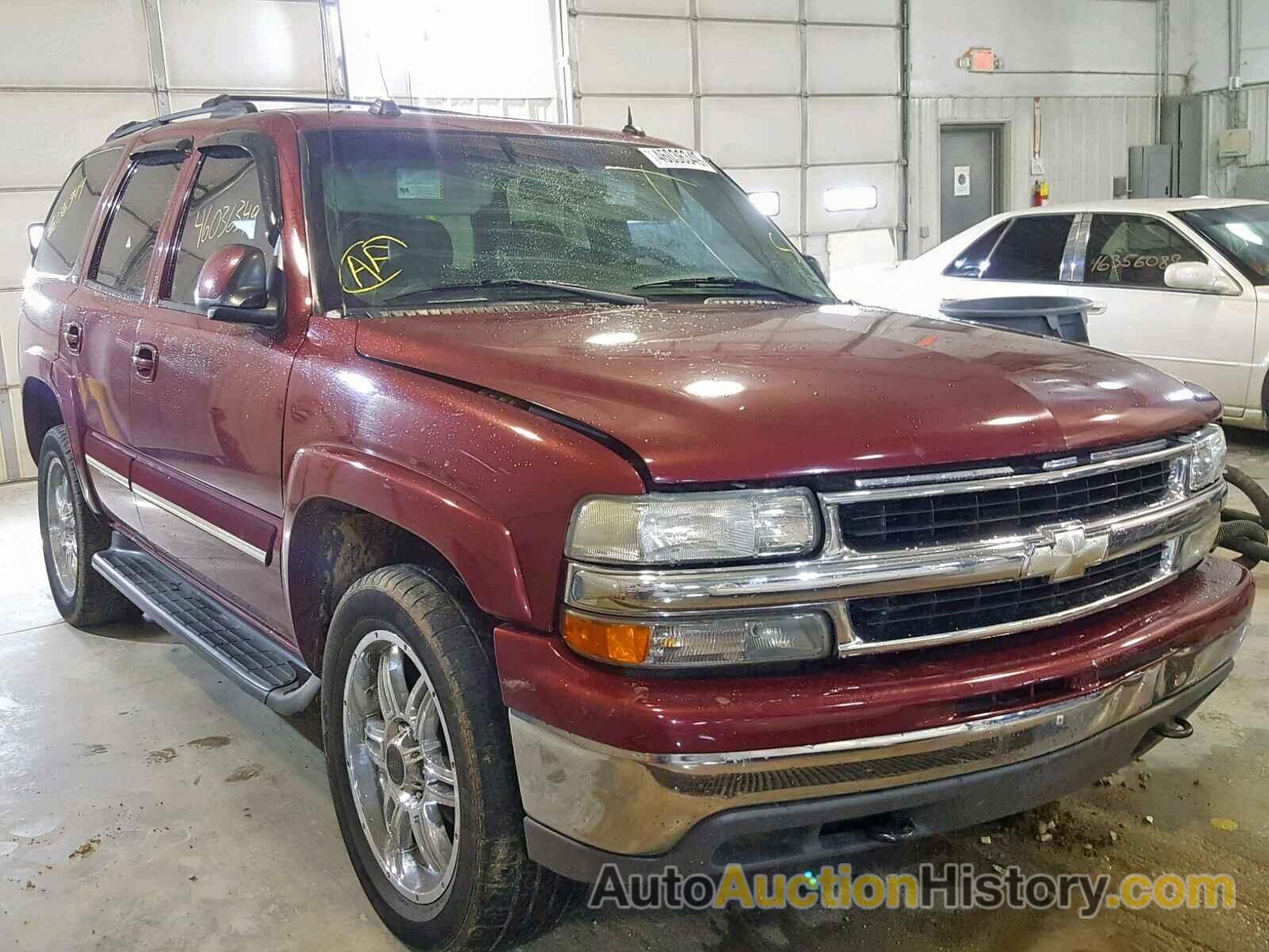 2005 CHEVROLET TAHOE K150 K1500, 1GNEK13TX5J180866