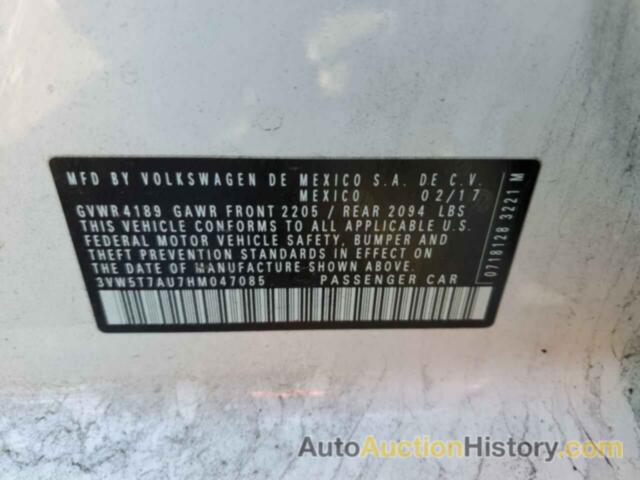 VOLKSWAGEN GTI S, 3VW5T7AU7HM047085