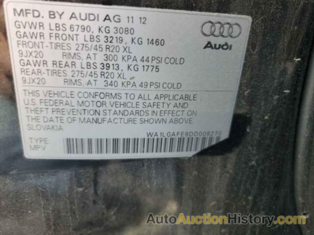 AUDI Q7 PREMIUM PLUS, WA1LGAFE9DD008270