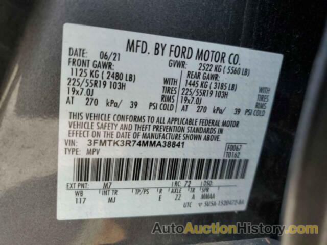 FORD MUSTANG PREMIUM, 3FMTK3R74MMA38841