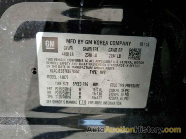 BUICK ENCORE PREFERRED, KL4CJESB7KB778352