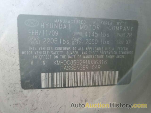 HYUNDAI ELANTRA, KMHDC86E29U036316