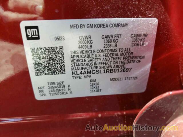 BUICK ENCORE AVENIR, KL4AMGSL1RB013697