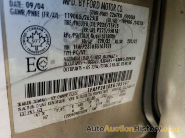 FORD 500 LIMITED, 1FAFP28105G105141