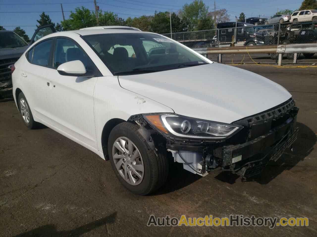 2017 HYUNDAI ELANTRA SE, 5NPD74LF4HH091728