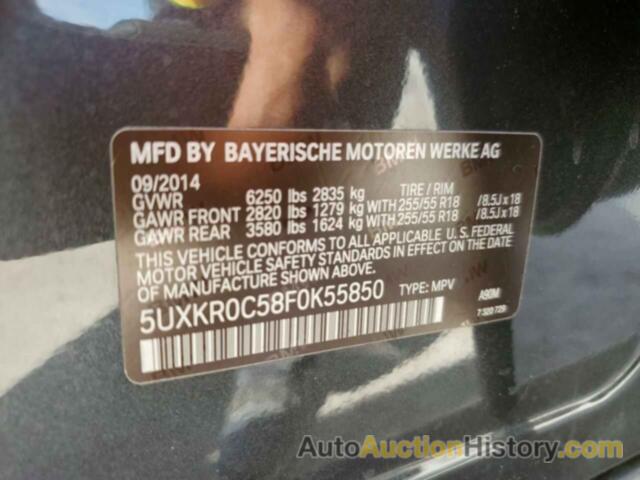 BMW X5 XDRIVE35I, 5UXKR0C58F0K55850