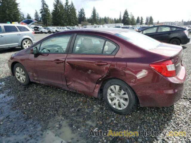 HONDA CIVIC LX, 2HGFB2F50CH612865