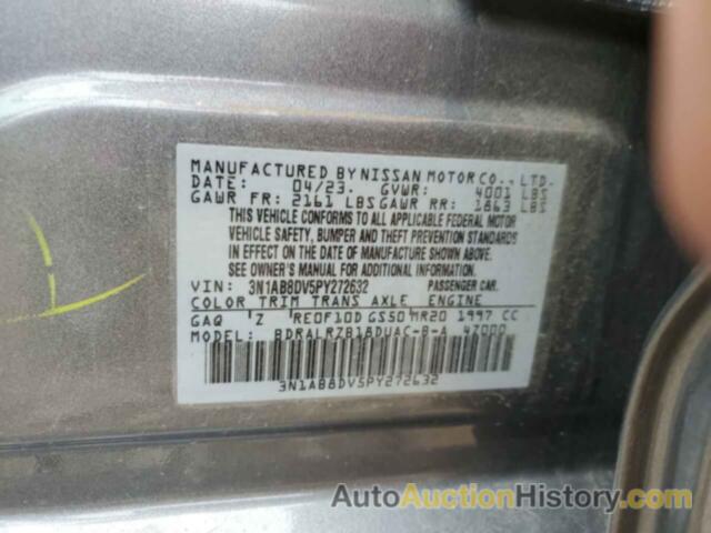 NISSAN SENTRA SR, 3N1AB8DV5PY272632